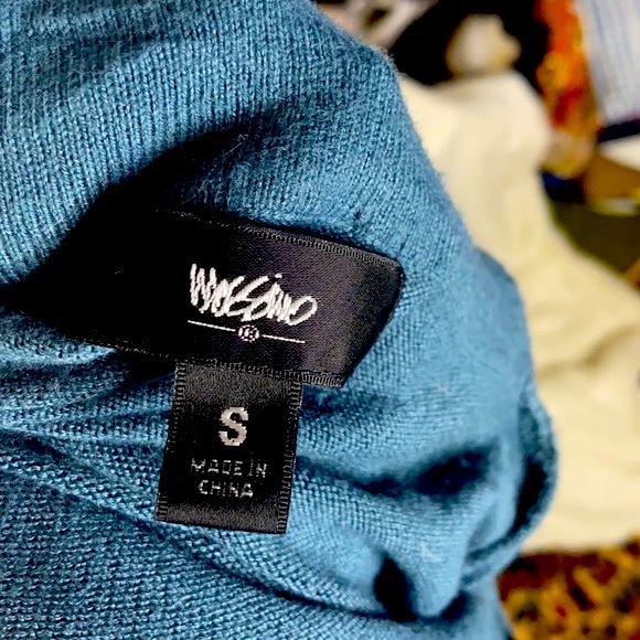 Teal Turtleneck long sleeve Top size small - Picture 5 of 14